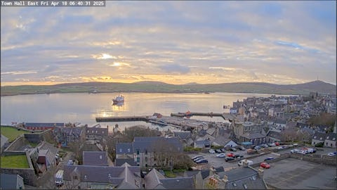 Lerwick Town Hall (east) live frame